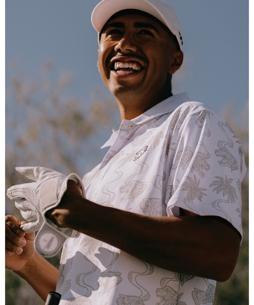 DEVEREUX GOLF（デヴァローゴルフ）の「EL JEFE POLO（ポロシャツ・メンズ・ホワイト・MEDIUM/LARGE/X-LARGE/SMALL）」の3枚目の写真