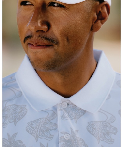 DEVEREUX GOLF（デヴァローゴルフ）の「EL JEFE POLO（ポロシャツ・メンズ・ホワイト・MEDIUM/LARGE/X-LARGE/SMALL）」の4枚目の写真