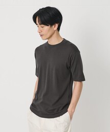 コットン カシミヤ クルーネック Tシャツ ウォッシャブル