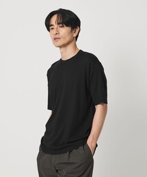 コットン カシミヤ クルーネック Tシャツ ウォッシャブル