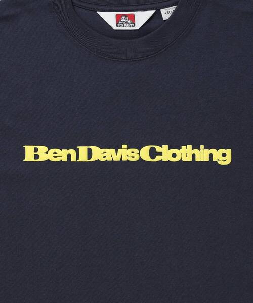 BEN DAVIS(ベンデイビス)の「【BEN DAVIS(ベンデイビス)】 COLOR LOGO TEE / Tシャツ 半袖 クルーネック プリント ワンポイント ユニセックス オーバーサイズ(Tシャツ/カットソー・メンズ・ブラック/ネイビー/ホワイト/サックスブルー・LARGE/MEDIUM/X-LARGE)」の8枚目の写真