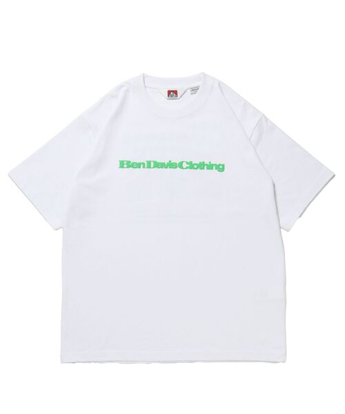 BEN DAVIS(ベンデイビス)の「【BEN DAVIS(ベンデイビス)】 COLOR LOGO TEE / Tシャツ 半袖 クルーネック プリント ワンポイント ユニセックス オーバーサイズ(Tシャツ/カットソー・メンズ・ブラック/ネイビー/ホワイト/サックスブルー・LARGE/MEDIUM/X-LARGE)」の10枚目の写真