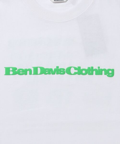 BEN DAVIS(ベンデイビス)の「【BEN DAVIS(ベンデイビス)】 COLOR LOGO TEE / Tシャツ 半袖 クルーネック プリント ワンポイント ユニセックス オーバーサイズ(Tシャツ/カットソー・メンズ・ブラック/ネイビー/ホワイト/サックスブルー・LARGE/MEDIUM/X-LARGE)」の12枚目の写真