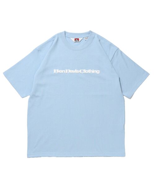 BEN DAVIS(ベンデイビス)の「【BEN DAVIS(ベンデイビス)】 COLOR LOGO TEE / Tシャツ 半袖 クルーネック プリント ワンポイント ユニセックス オーバーサイズ(Tシャツ/カットソー・メンズ・ブラック/ネイビー/ホワイト/サックスブルー・LARGE/MEDIUM/X-LARGE)」の14枚目の写真