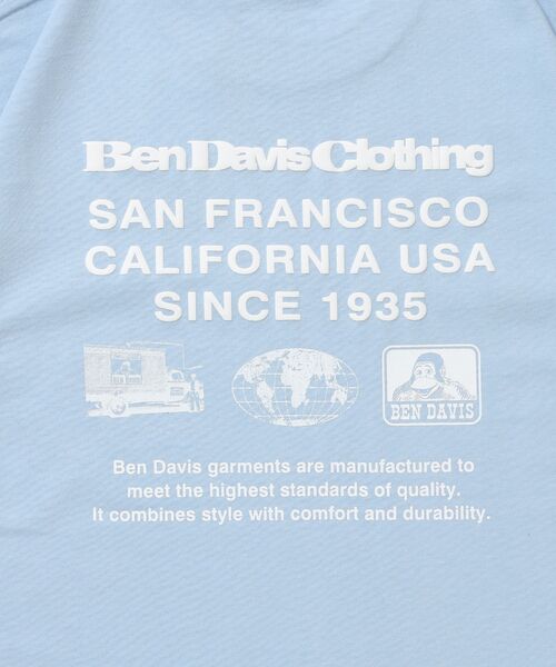 BEN DAVIS(ベンデイビス)の「【BEN DAVIS(ベンデイビス)】 COLOR LOGO TEE / Tシャツ 半袖 クルーネック プリント ワンポイント ユニセックス オーバーサイズ(Tシャツ/カットソー・メンズ・ブラック/ネイビー/ホワイト/サックスブルー・LARGE/MEDIUM/X-LARGE)」の17枚目の写真