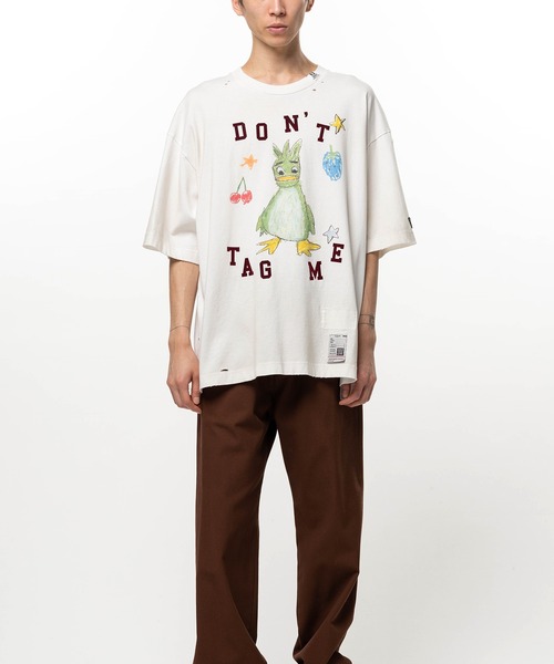 Maison MIHARA YASUHIRO(メゾンミハラヤスヒロ)の「Leon Doodle Printed T-shirt(Tシャツ/カットソー・メンズ・グレー/ホワイト/ブラック・46/44/48)」の5枚目の写真