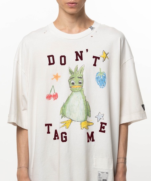 Maison MIHARA YASUHIRO(メゾンミハラヤスヒロ)の「Leon Doodle Printed T-shirt(Tシャツ/カットソー・メンズ・グレー/ホワイト/ブラック・46/44/48)」の8枚目の写真