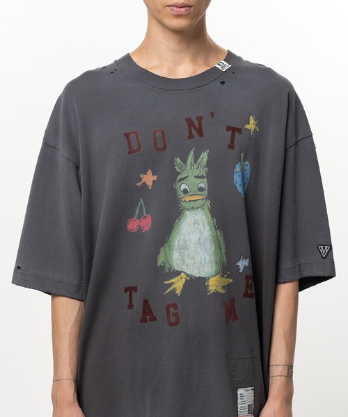 Maison MIHARA YASUHIRO(メゾンミハラヤスヒロ)の「Leon Doodle Printed T-shirt(Tシャツ/カットソー・メンズ・グレー/ホワイト/ブラック・46/44/48)」の13枚目の写真