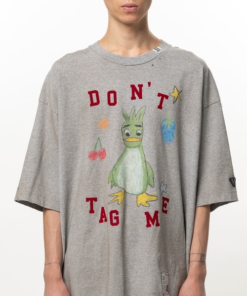 Maison MIHARA YASUHIRO(メゾンミハラヤスヒロ)の「Leon Doodle Printed T-shirt(Tシャツ/カットソー・メンズ・グレー/ホワイト/ブラック・46/44/48)」の18枚目の写真