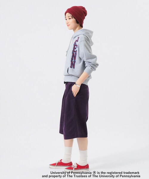 BEAMS BOY(ビームスボーイ)の「【別注】GOOD ROCK SPEED / カレッジ パーカ(スウェット・レディース・ネイビー/グレー・ONE SIZE)」の8枚目の写真