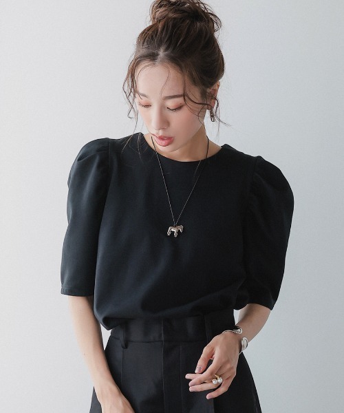 GABANカットソー　クリーニング済 汗染み防止】パフスリーブカットソー（Tシャツ/カットソー）｜DONOBAN