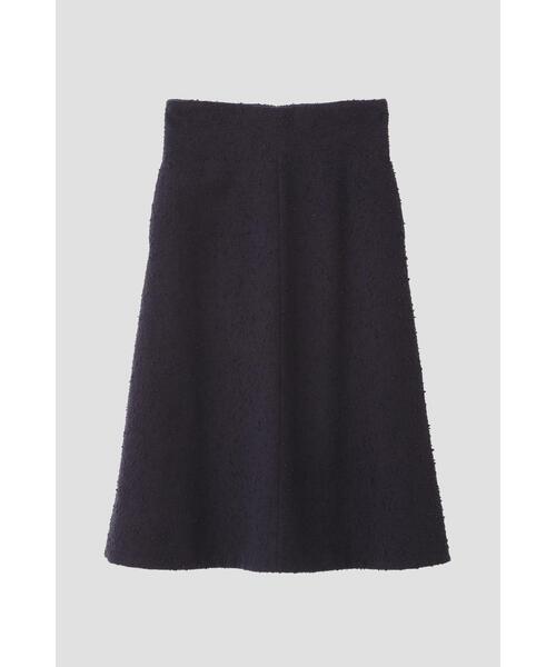 YLEVE(イレーヴ)の「YLEVE / TWEED SKIRT(スカート・レディース・ネイビー・1/2/0)」の1枚目の写真