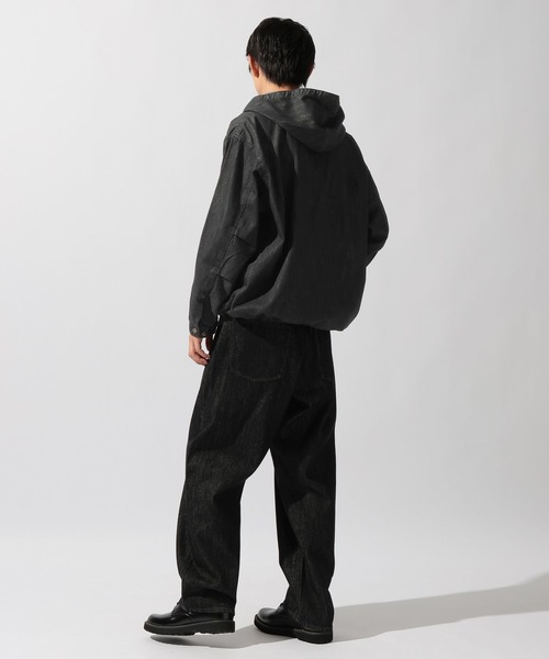 niko and...（ニコアンド）の「Wide 5-Pocket Denim[niko and ...JEANS]（デニムパンツ・メンズ・ブラック/インディゴブルー・SMALL/MEDIUM/LARGE）」の18枚目の写真