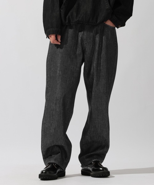 niko and...（ニコアンド）の「Wide 5-Pocket Denim[niko and ...JEANS]（デニムパンツ・メンズ・ブラック/インディゴブルー・SMALL/MEDIUM/LARGE）」の19枚目の写真