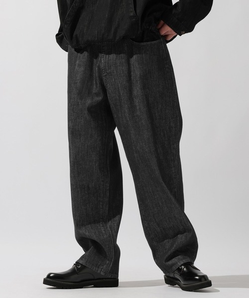 niko and...（ニコアンド）の「Wide 5-Pocket Denim[niko and ...JEANS]（デニムパンツ・メンズ・ブラック/インディゴブルー・SMALL/MEDIUM/LARGE）」の20枚目の写真