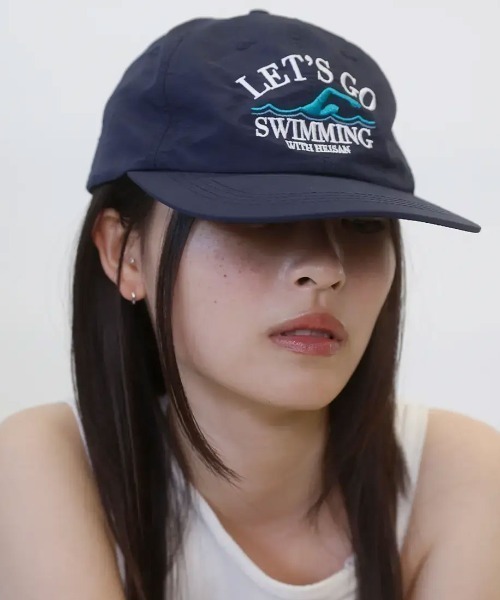 HEISAN(ハイサン)の「◇HEISAN◇ブランド直輸入正規品/レッツ ゴー ナイロン キャンプ キャップ Let’s Go Nylon Camp Cap(キャップ・レディース・ネイビー/ブラック/ブラウン・FREE)」の3枚目の写真