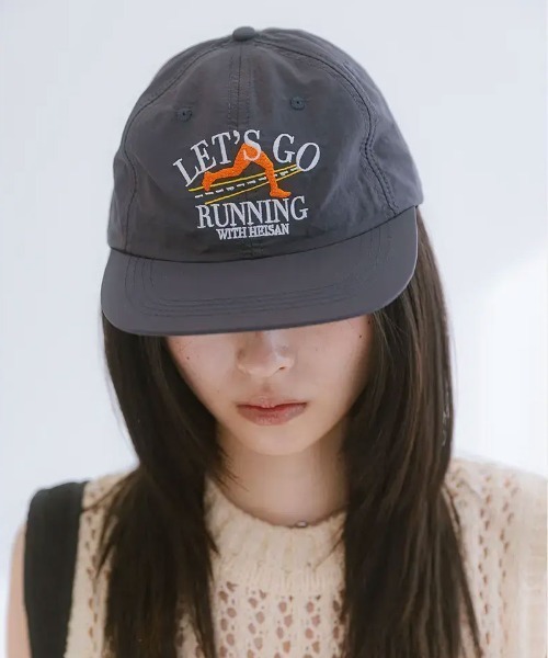 HEISAN(ハイサン)の「◇HEISAN◇ブランド直輸入正規品/レッツ ゴー ナイロン キャンプ キャップ Let’s Go Nylon Camp Cap(キャップ・レディース・ネイビー/ブラック/ブラウン・FREE)」の6枚目の写真