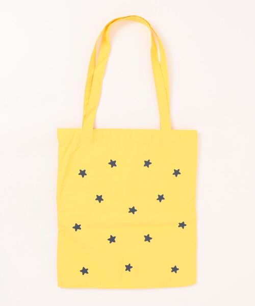 WEGO（ウィゴー）の「[A4・PC収納可]星柄ワンハンドルトートバッグ（トートバッグ・レディース・イエロー/グリーン・FREE）」の3枚目の写真