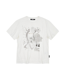 MEA（メア）の「APPLE TREE LAYERED T-SHIRT [WHITE]（Tシャツ/カットソー）」