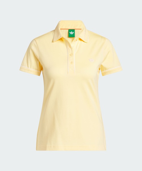 adidas(アディダス)の「オリジナルス ソリッド ポロ【adidas Golf/アディダスゴルフ】(ポロシャツ・レディース・イエロー・LARGE/MEDIUM/SMALL/X-LARGE/X-SMALL)」の6枚目の写真