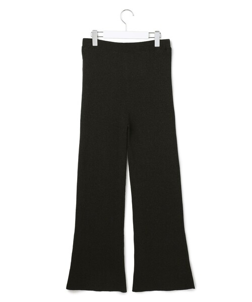 23区 S(ニジュウサンクチイサイサイズ)の「シアーニット パンツ(その他パンツ・レディース・ダークブラウン系/グレー系・32)」の13枚目の写真
