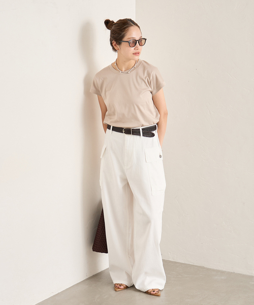 JOURNAL STANDARD(ジャーナルスタンダード)の「Military Cargo Pants(カーゴパンツ・レディース・ホワイト/カーキ・36/38)」の20枚目の写真