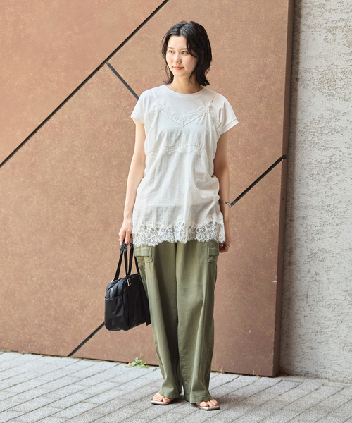 JOURNAL STANDARD(ジャーナルスタンダード)の「Military Cargo Pants(カーゴパンツ・レディース・ホワイト/カーキ・36/38)」の22枚目の写真