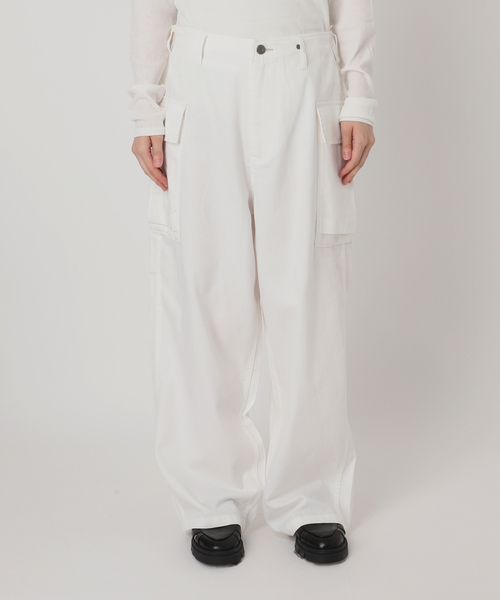 JOURNAL STANDARD(ジャーナルスタンダード)の「Military Cargo Pants(カーゴパンツ・レディース・ホワイト/カーキ・36/38)」の12枚目の写真