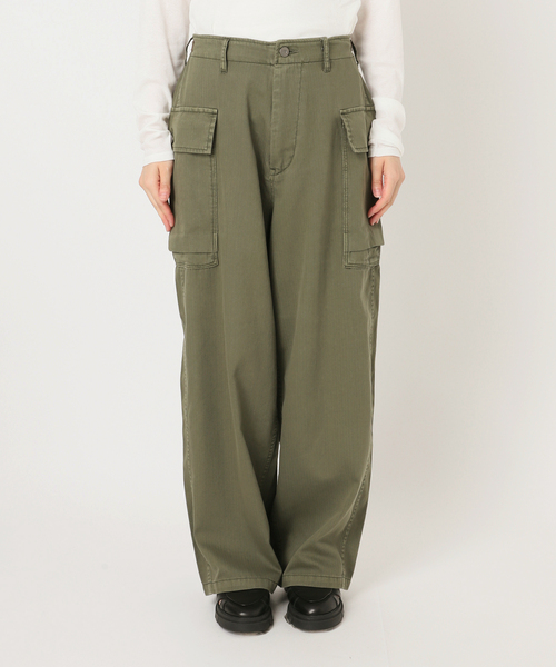 JOURNAL STANDARD(ジャーナルスタンダード)の「Military Cargo Pants(カーゴパンツ・レディース・ホワイト/カーキ・36/38)」の9枚目の写真