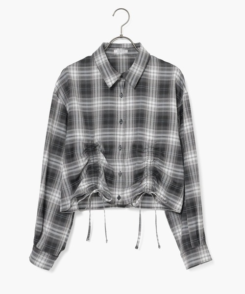 Honeys(ハニーズ)の「ドロストショート丈シャツ(シャツ/ブラウス・レディース・ブラック系その他2/ブラウン系その他2/ベージュ系その他2/ネイビー系1・L/M/S)」の19枚目の写真