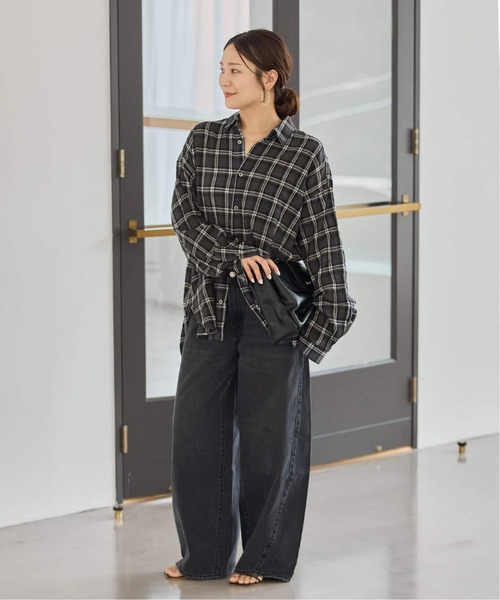 JOURNAL STANDARD(ジャーナルスタンダード)の「《追加2》別注【LANCER CLOTHING CORPORATION】オーバーFITシャツ(シャツ/ブラウス・レディース・ブラック/ブルー/ネイビー・LARGE)」の9枚目の写真