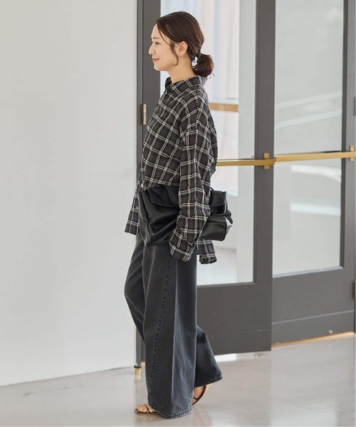 JOURNAL STANDARD(ジャーナルスタンダード)の「《追加2》別注【LANCER CLOTHING CORPORATION】オーバーFITシャツ(シャツ/ブラウス・レディース・ブラック/ブルー/ネイビー・LARGE)」の12枚目の写真