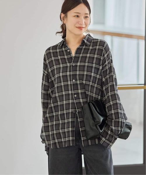 JOURNAL STANDARD(ジャーナルスタンダード)の「《追加2》別注【LANCER CLOTHING CORPORATION】オーバーFITシャツ(シャツ/ブラウス・レディース・ブラック/ブルー/ネイビー・LARGE)」の13枚目の写真