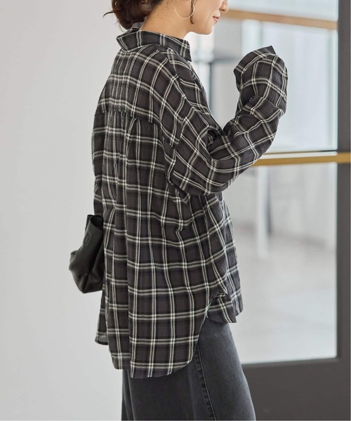 JOURNAL STANDARD(ジャーナルスタンダード)の「《追加2》別注【LANCER CLOTHING CORPORATION】オーバーFITシャツ(シャツ/ブラウス・レディース・ブラック/ブルー/ネイビー・LARGE)」の15枚目の写真