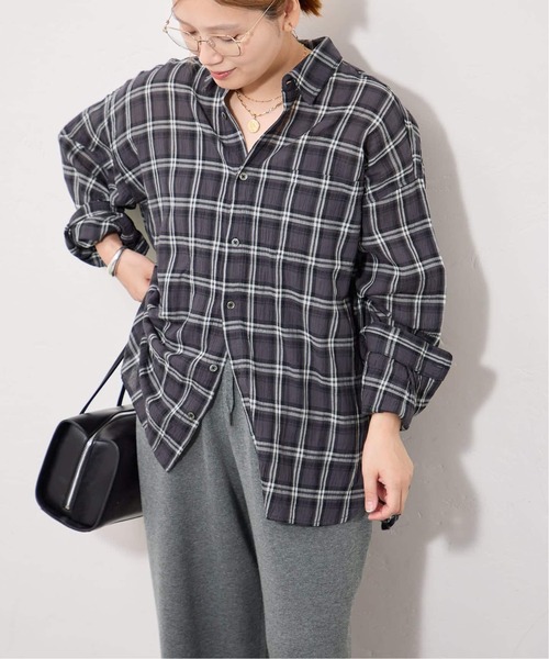 JOURNAL STANDARD(ジャーナルスタンダード)の「《追加2》別注【LANCER CLOTHING CORPORATION】オーバーFITシャツ(シャツ/ブラウス・レディース・ブラック/ブルー/ネイビー・LARGE)」の17枚目の写真