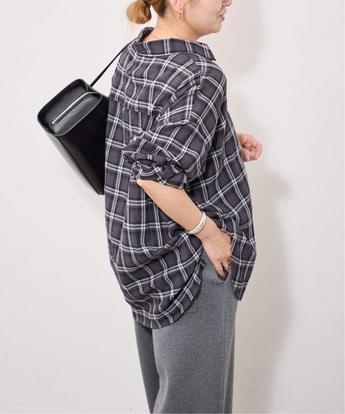 JOURNAL STANDARD(ジャーナルスタンダード)の「《追加2》別注【LANCER CLOTHING CORPORATION】オーバーFITシャツ(シャツ/ブラウス・レディース・ブラック/ブルー/ネイビー・LARGE)」の18枚目の写真