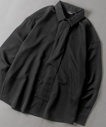JOHN'S CLOSET（ジョンズクローゼット）の「【a】ナチュラルストレッチ ネクタイ付き ルーズシルエットシャツ 長袖 イージーケア 2WAY（シャツ/ブラウス）」