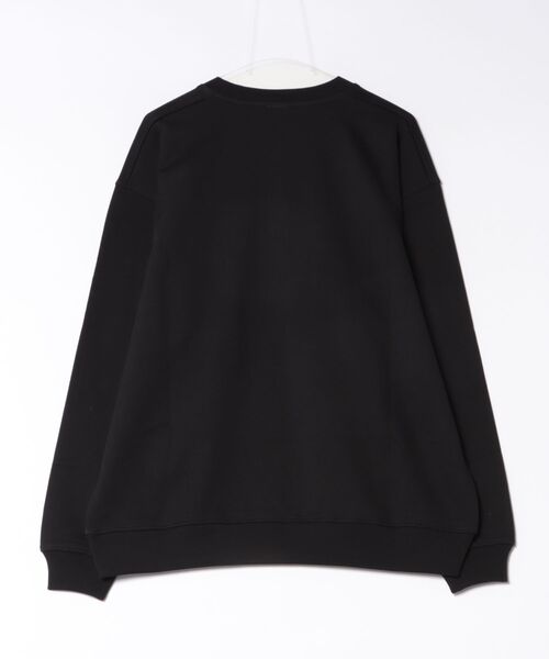 ムラサキスポーツ（ムラサキスポーツ）の「NEWTRAL/ニュートラル TWILL PATCH LOGO CREW スウェット NT2263042（スウェット・メンズ・アッシュグレー/ブラック・M/L）」の3枚目の写真