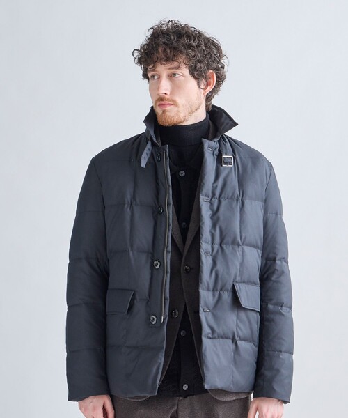 MEN'S BIGI(メンズビギ)の「リモンタナイロンライトダウンジャケット(ダウンジャケット/コート・メンズ・ベージュ/グレー/ブラック・01/02/03/04)」の3枚目の写真