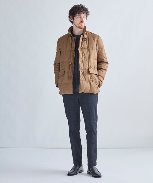 MEN'S BIGI(メンズビギ)の「リモンタナイロンライトダウンジャケット(ダウンジャケット/コート・メンズ・ベージュ/グレー/ブラック・01/02/03/04)」の8枚目の写真