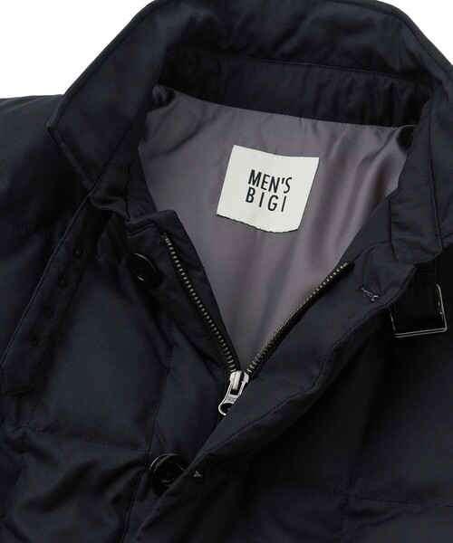 MEN'S BIGI(メンズビギ)の「リモンタナイロンライトダウンジャケット(ダウンジャケット/コート・メンズ・ベージュ/グレー/ブラック・01/02/03/04)」の12枚目の写真
