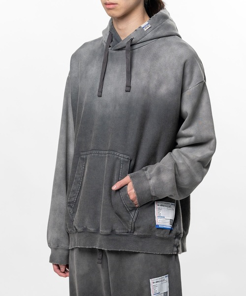 In・stru(men-tal).(インストルメンタル)の「【in・stru(men-tal).】FRENCH TERRY DISTRESSED HOODIE(パーカー・メンズ・ブラック/レッド/タン/グリーン・46/48)」の20枚目の写真