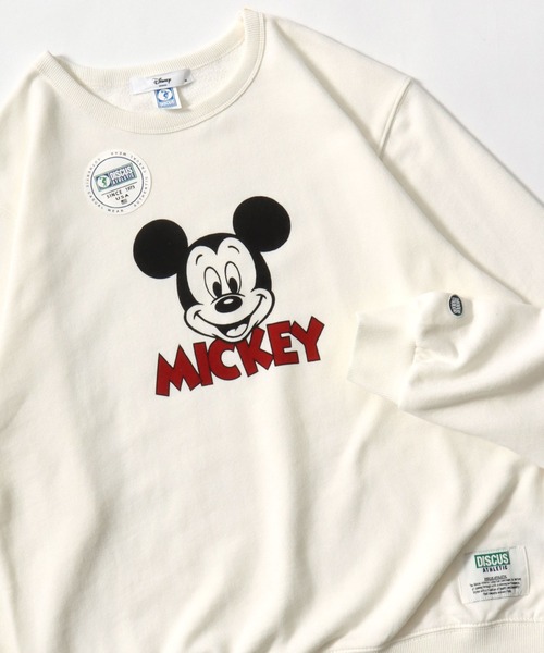Disney(ディズニー)の「DISCUS ATHLETIC×Disney ミッキーマウス プリントスウェットトレーナー/ビッグシルエット/ユニセックス(スウェット・レディース・ホワイト系3/ホワイト系4/ホワイト系1/ブラック系1/ブラック系2/ホワイト系2/ブラック系4・M/L)」の3枚目の写真