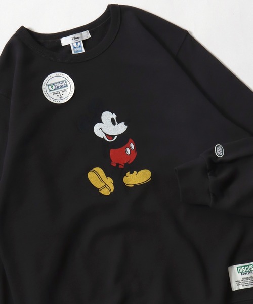 Disney(ディズニー)の「DISCUS ATHLETIC×Disney ミッキーマウス プリントスウェットトレーナー/ビッグシルエット/ユニセックス(スウェット・レディース・ホワイト系3/ホワイト系4/ホワイト系1/ブラック系1/ブラック系2/ホワイト系2/ブラック系4・M/L)」の5枚目の写真