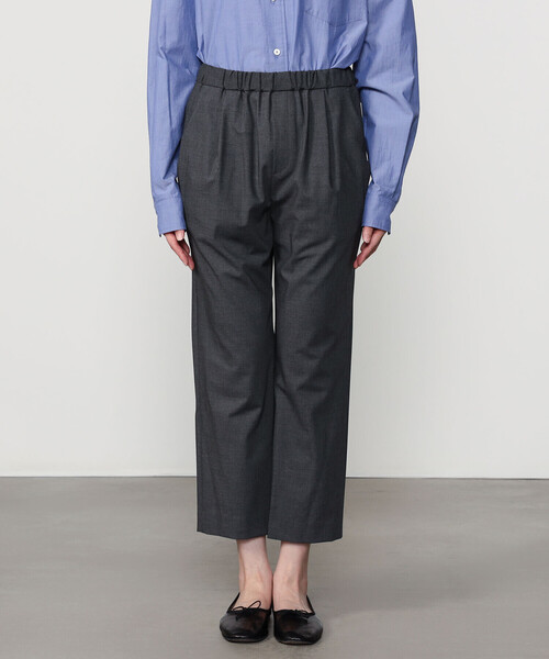 Morris & Sons(モリスアンドサンズ)の「MORRIS & SONS | テーパード イージーパンツ WOMEN(その他パンツ・レディース・グレー/ブラック・1/0)」の9枚目の写真