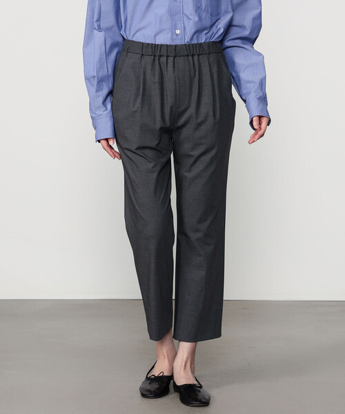 Morris & Sons(モリスアンドサンズ)の「MORRIS & SONS | テーパード イージーパンツ WOMEN(その他パンツ・レディース・グレー/ブラック・1/0)」の12枚目の写真
