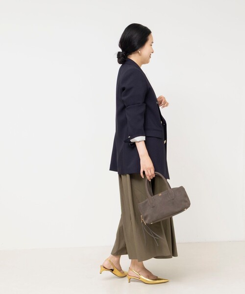 NOLLEY’S Sophi(ノーリーズソフィ)の「《防シワ/セットアップ対応》ウォッシャブルオックスダブルジャケット(テーラードジャケット・レディース・ネイビー・34/36/38)」の17枚目の写真