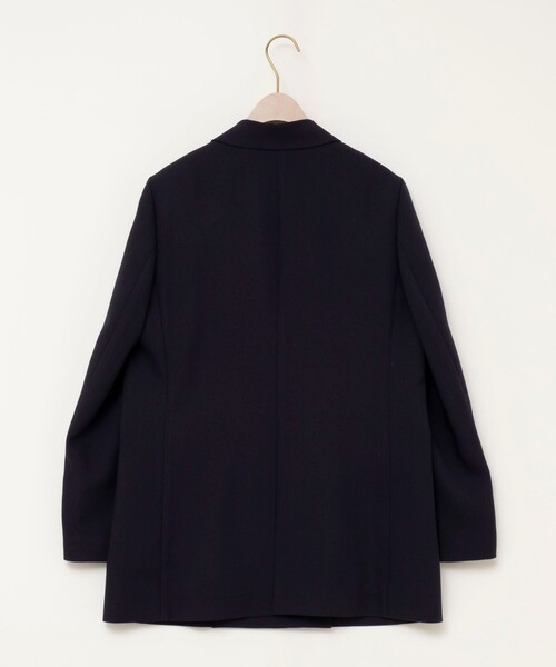 NOLLEY’S Sophi(ノーリーズソフィ)の「《防シワ/セットアップ対応》ウォッシャブルオックスダブルジャケット(テーラードジャケット・レディース・ネイビー・34/36/38)」の6枚目の写真