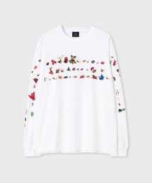 PS Paul Smith（ピーエスポールスミス）の「"Figure Border" 長袖Tシャツ / 262565 221Z（Tシャツ/カットソー）」