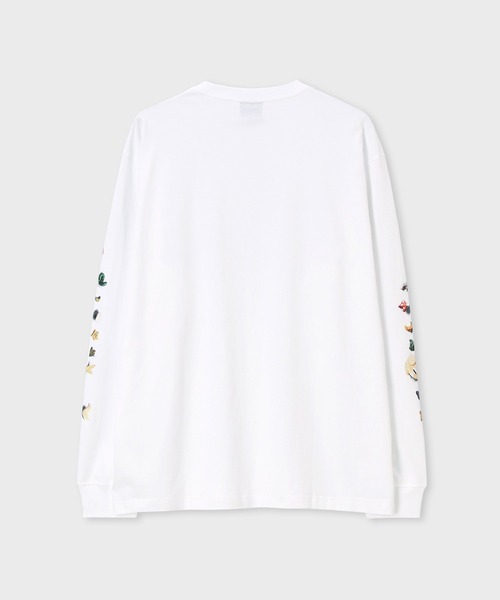 PS Paul Smith(ピーエスポールスミス)の「"Figure Border" 長袖Tシャツ / 262565 221Z(Tシャツ/カットソー・メンズ・ホワイト・X-LARGE/LARGE/MEDIUM)」の5枚目の写真